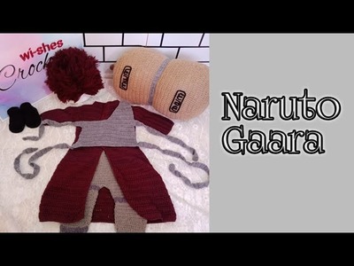 Naruto Gaara Costume Crochet | Cosplay Costume Naruto
