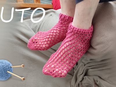 TUTO CROCHET Comment faire des chaussettes