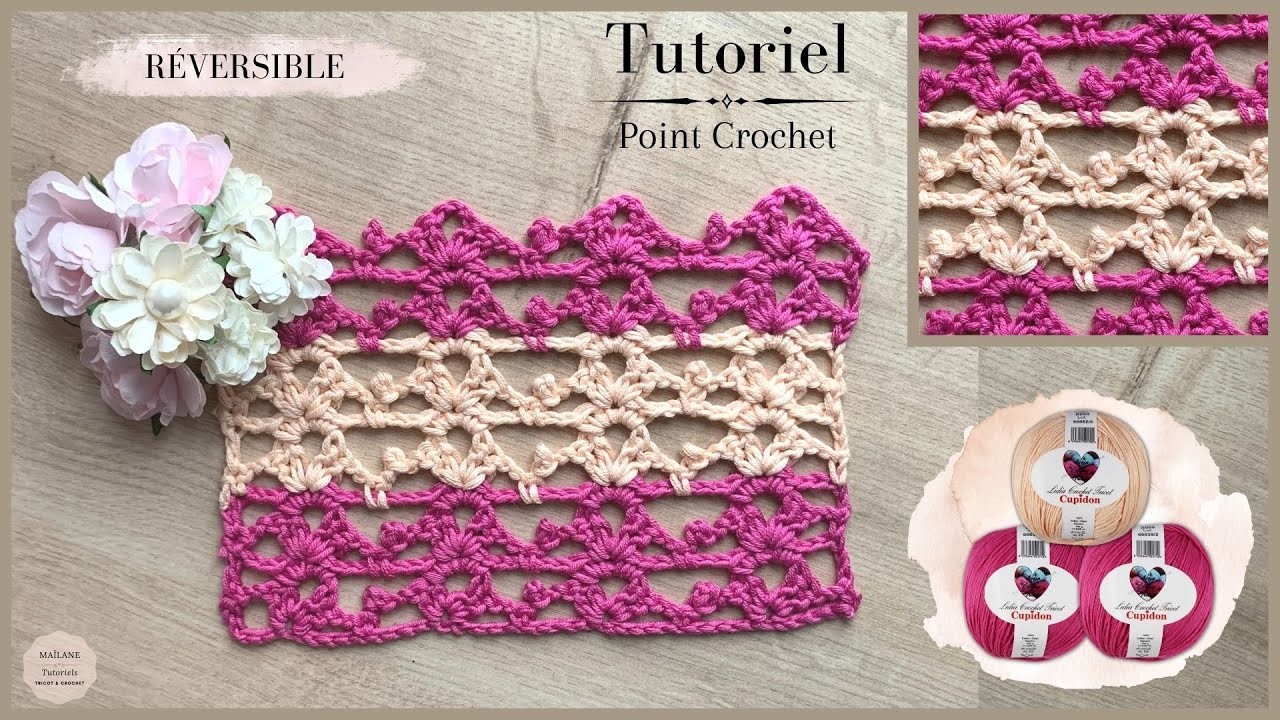 #264 Crochet: MAGNIFIQUE❣️ Point Fantaisie - Maïlane - #lidiacrochettricot #crochet #crochetpattern