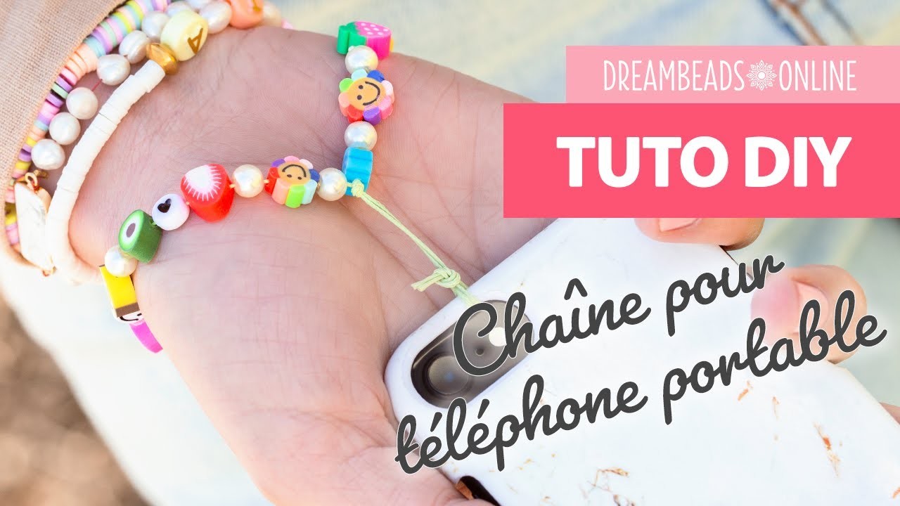 Chaîne pour téléphone portable | Création de bijoux DIY ★ Dreambeads Online