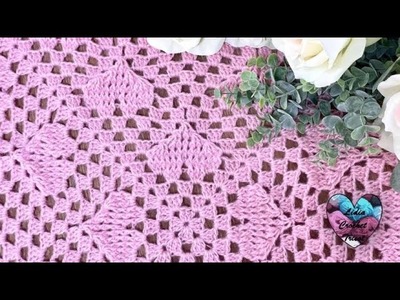 ❤️Couverture Coeurs crochet!!!❤️ TUTO LOVE #crochet #tutocrochet #вязаниекрючком #вязание
