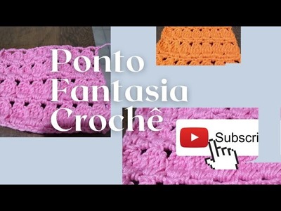 Crochê Ponto Fantasia Altissìmo #Crochê #Croche #Crochet