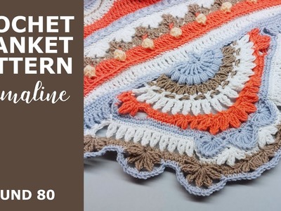 Crochet Blanket Pattern Ammaline, Round 80