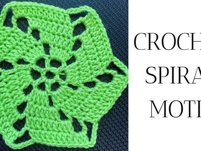 Crochet Spiral Motif