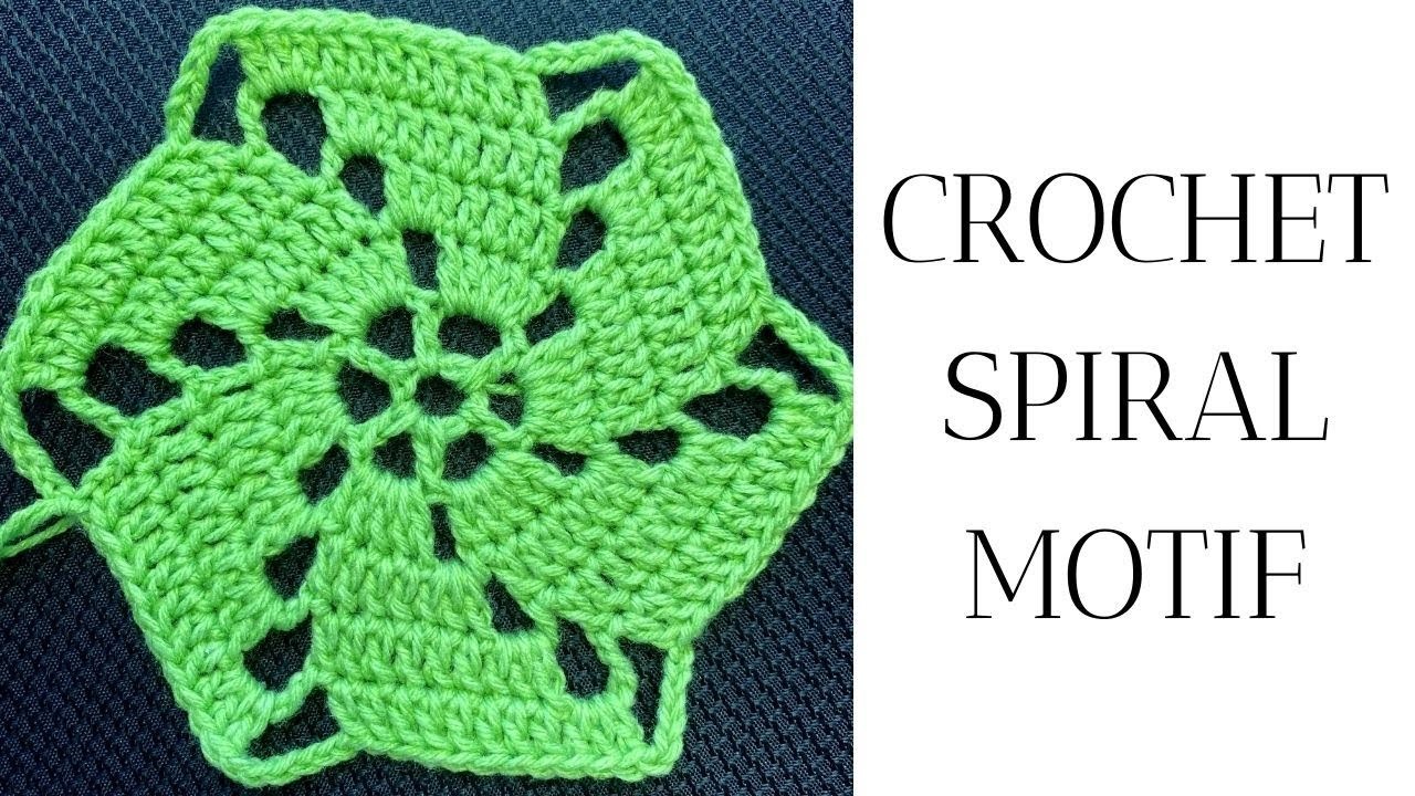 Crochet Spiral Motif