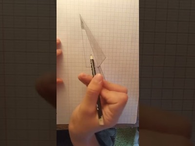 Tuto dessin facile d'un Kunai (Naruto)