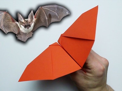 Comment faire un avion en papier. Chauve-souris