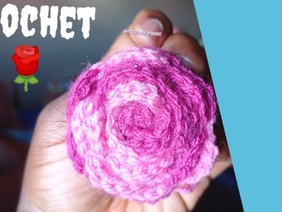 Comment faire une Jolie petite rose ???? au crochet très facile et rapide - easy Crochet rose beginners