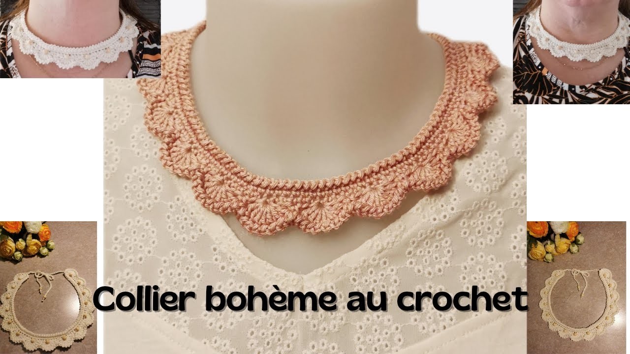 Crochet collier