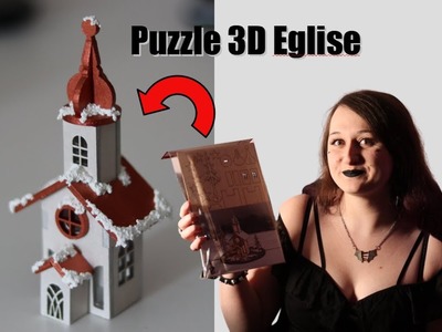 DIY Puzzle Eglise 3D NOEL - Montage et déco