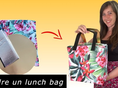 TUTO COUTURE - coudre un lunch bag pas cher #action