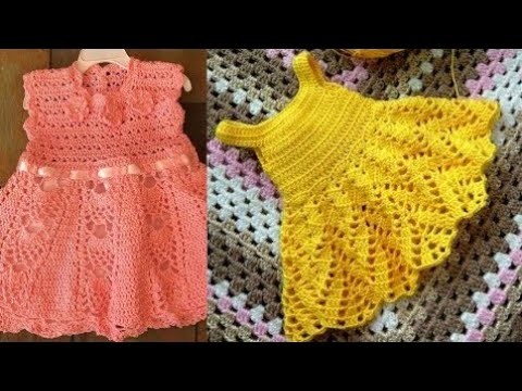 Unique  Crochet Baby Dresses,Crosia Frock Design,क्रोशिया फ्रॉक,How to Crochet,#beautyhorizonandart