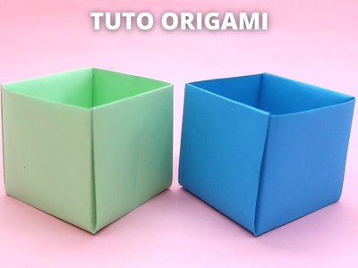Comment faire une boite en papier - Origami Facile TUTO