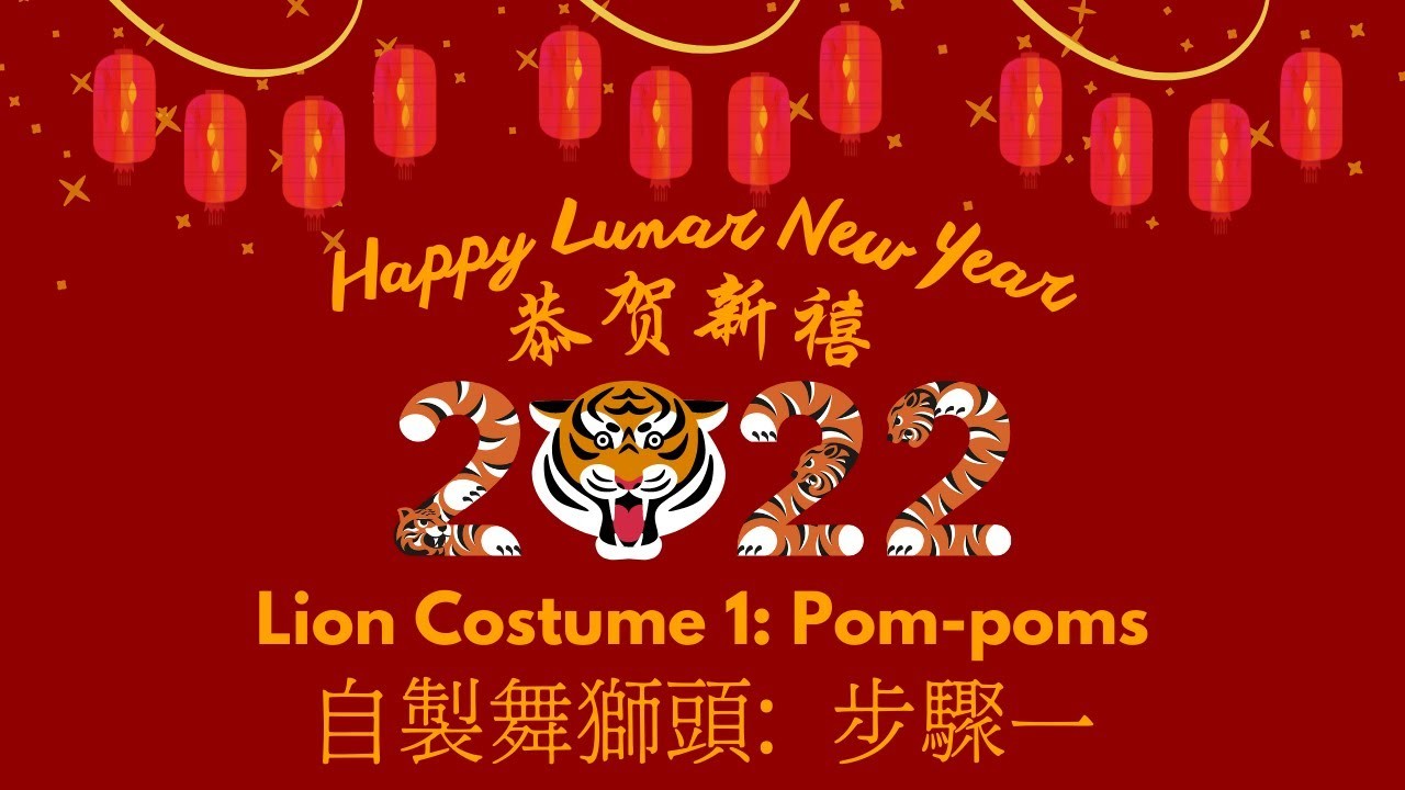 Lion Costume: Pom-Poms