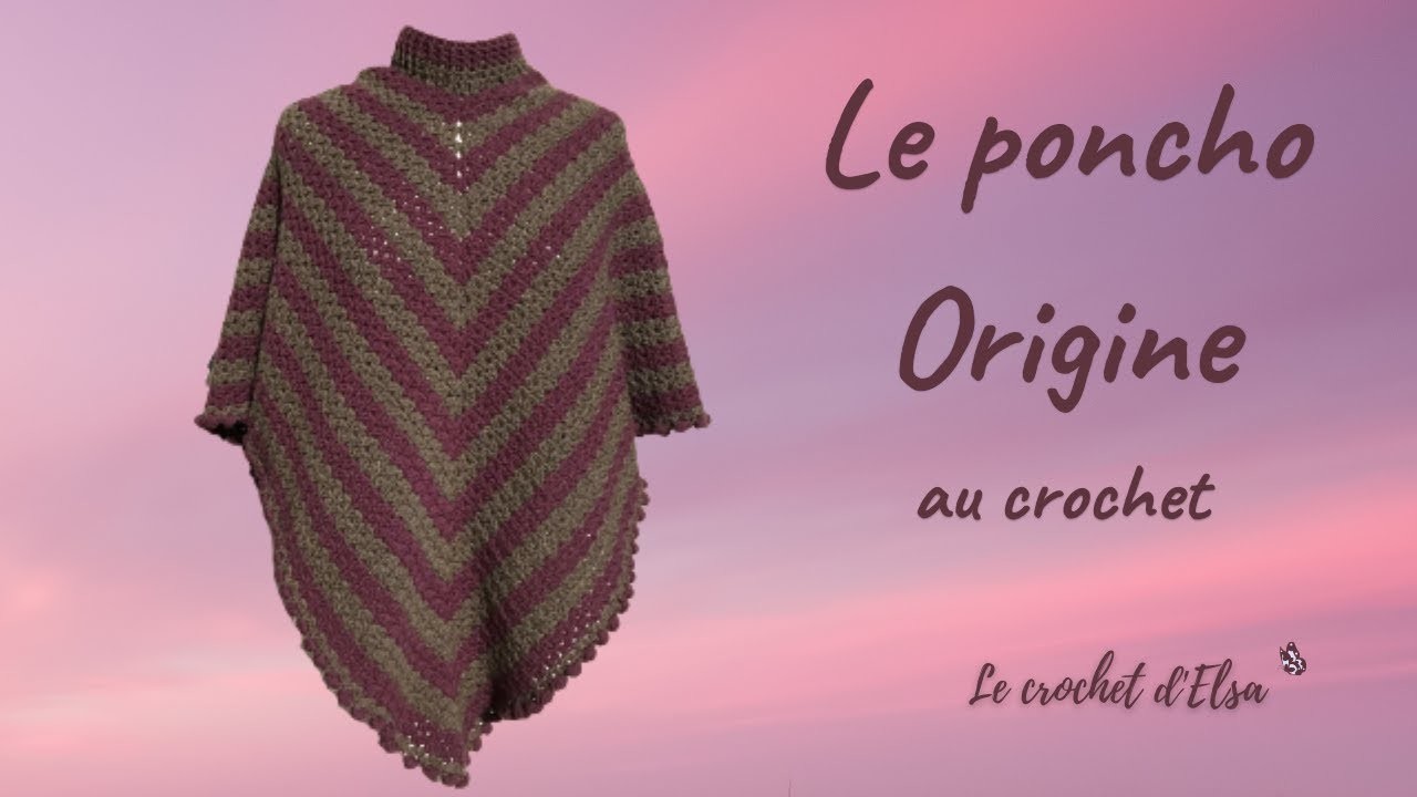 Tuto Crochet - Le poncho Origine