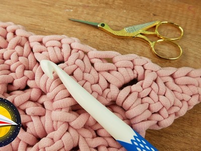 Apprendre à crocheter | Point C2C sans petites dents | Variante châle