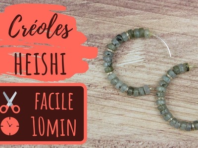 BIJOUX | Boucles d'oreilles en perles heishi