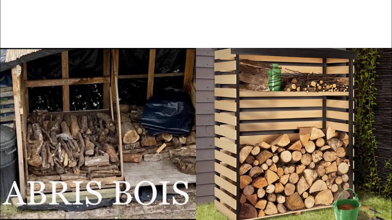 Comment Construire un abris bois de #chauffage 100% récup #recyclage #renovation #faire #maison