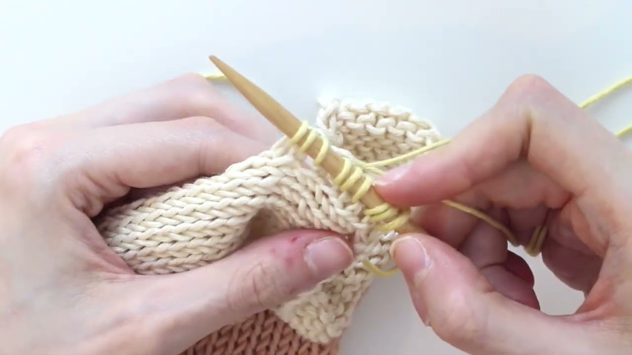 Comment relever les mailles lisières (bord du tricot) | WAK