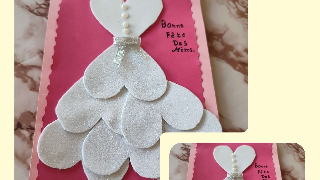 Diy. . Carte facile pour la fête des mères