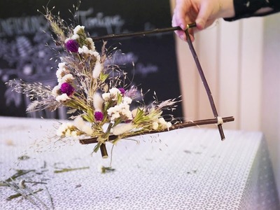 DIY décoration de fleurs séchées ????