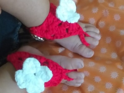 How To Crochet Baby Barefoot | crochet अनवाणी | పాదరక్షలు లేని |  క్రోచెట్வெறுங்காலுடன் crochet