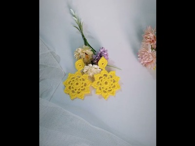 Aretes a crochet