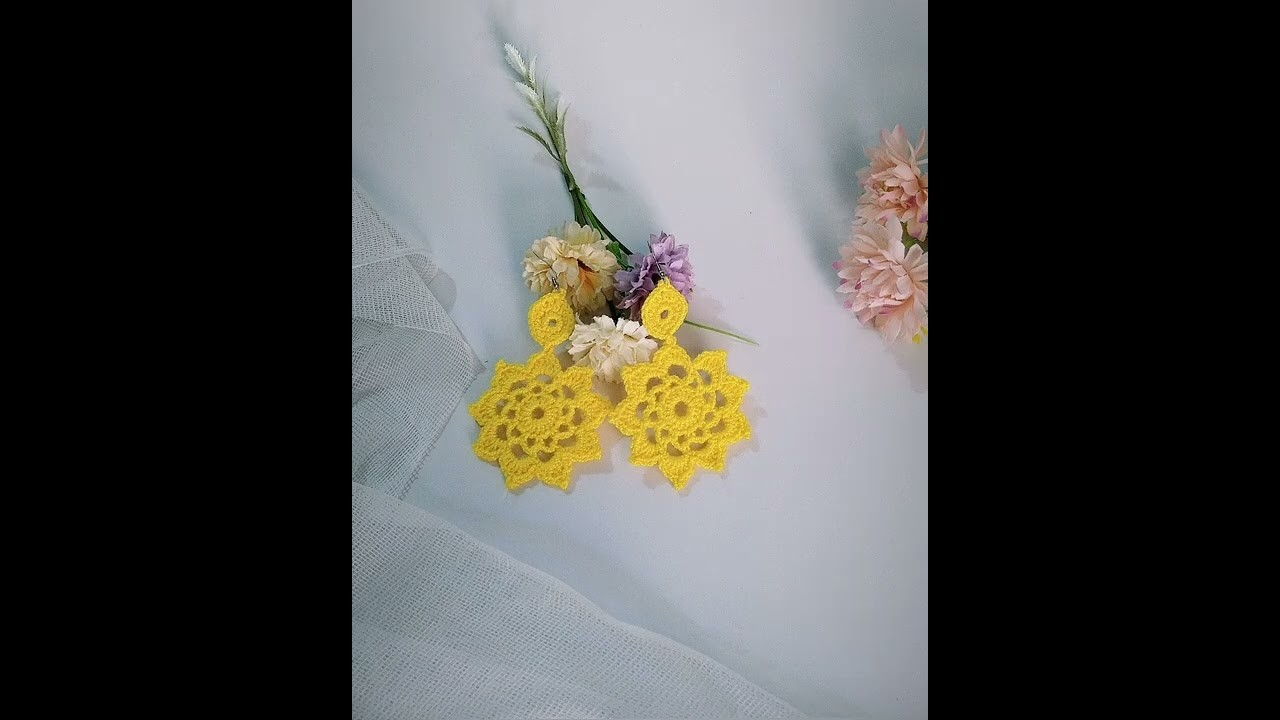 Aretes a crochet