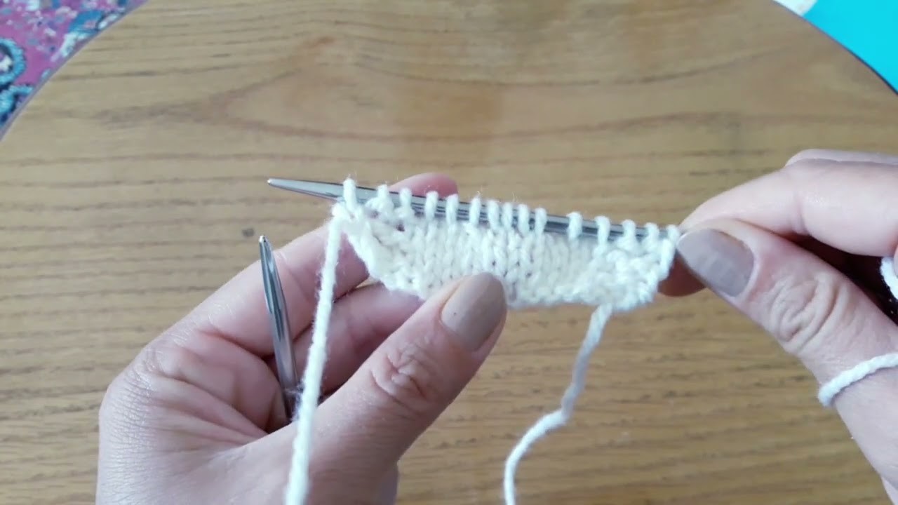 Basit örgü modeli #knitting #crochet #myhandknits #tricot #tejidodepunto