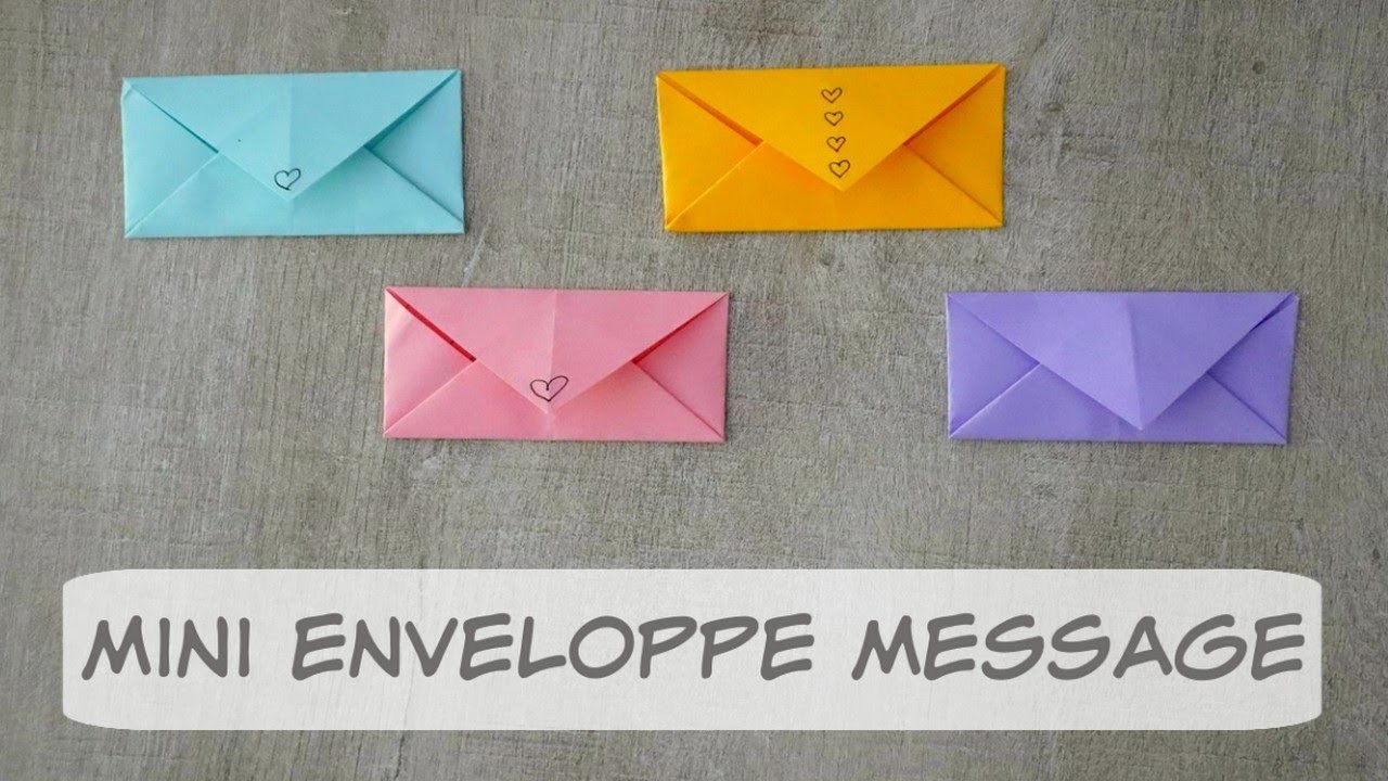 Mini Enveloppe Message pour la Fête des Mères
