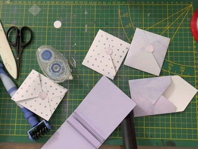 TUTO SCRAP: POCHETTES À THÉ