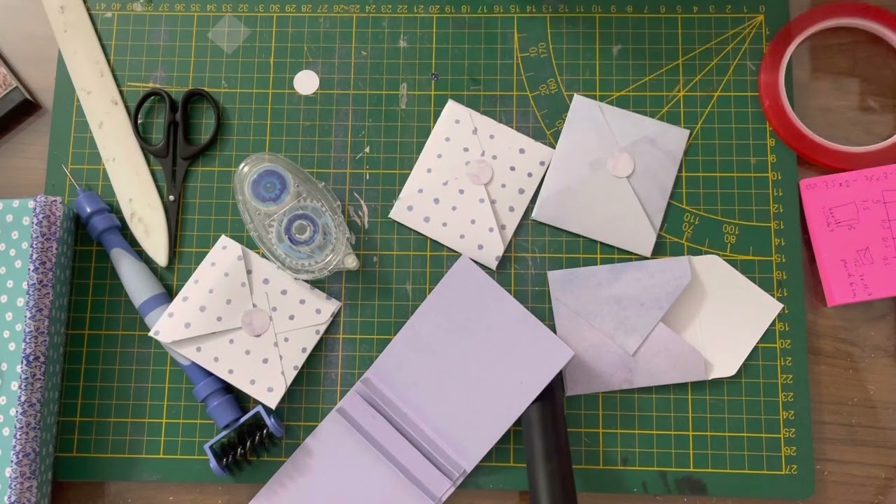 TUTO SCRAP: POCHETTES À THÉ