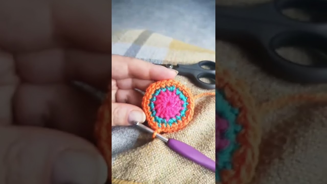 Crochet a flower
