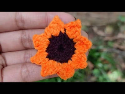 Crochet Flower ( কুশিকাটার ফুল)  -১১