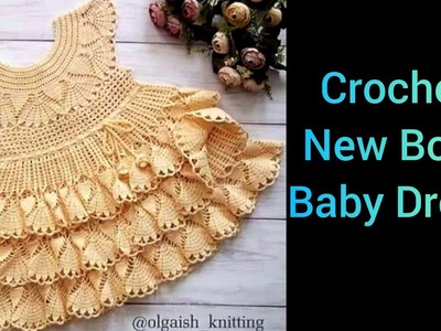 Crochet NewBorn Baby Dres,Crochet Baby frock,Crosia Frock Design,क्रोशिया फ्रॉक,#beautyhorizonandart