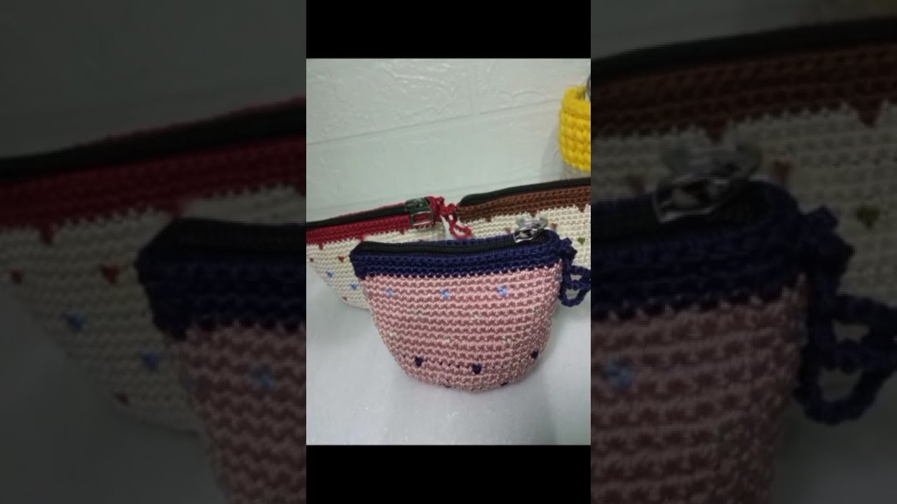 Crochet wallet coin || domoet koin || souvenir