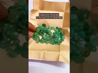 Original Cabochon Emerald - panna 4+ ￼