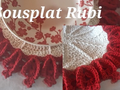 ????Sousplat Rubi| #croche #sousplat
