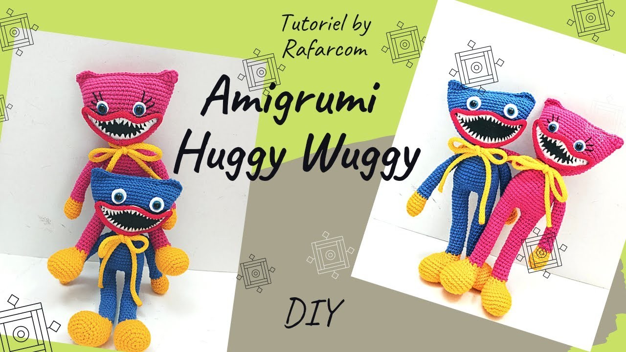 Crochet Huggi Wuggy special droitiers