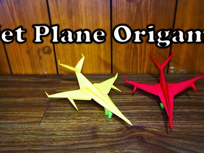 Jet Plane Origami | Origami pesawat Jet