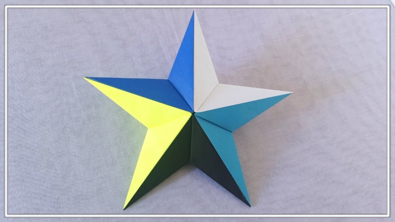 Origami Bintang 3D