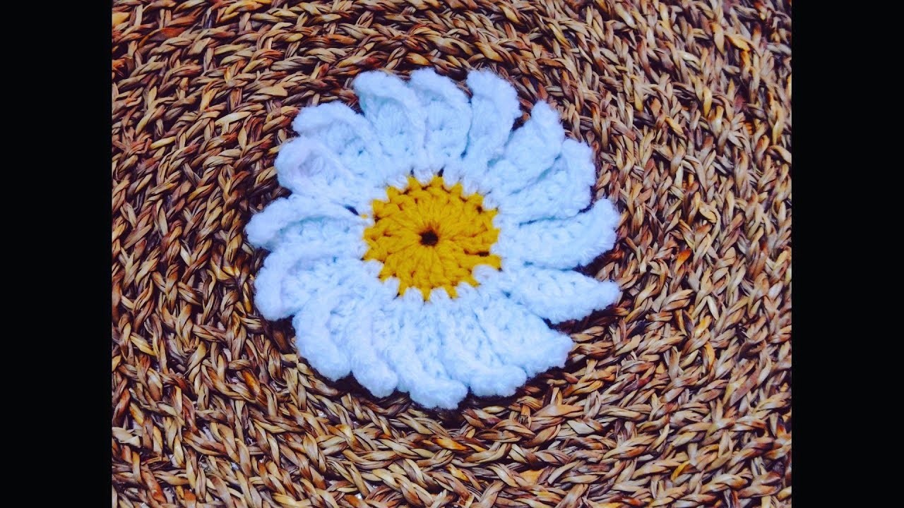 Crochet Magnifique fleur