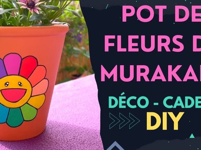 DIY - Déco - Cadeau - Un pot de fleurs de Murakami haut en couleurs