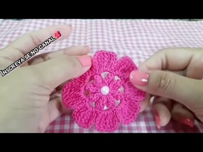 Flor de crochê mimosa #crochet #croche #flores ????