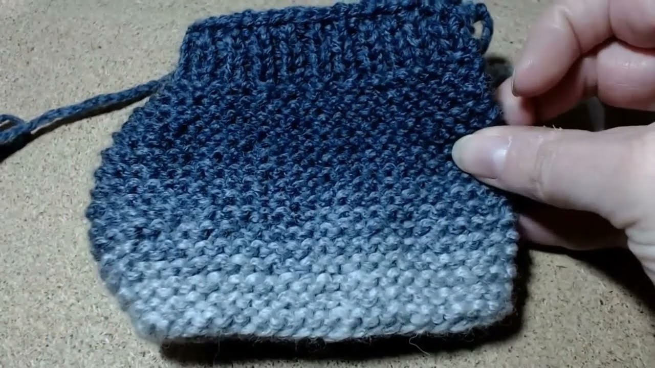 Tuto chaussons rapide au tricot (pour droitiers)