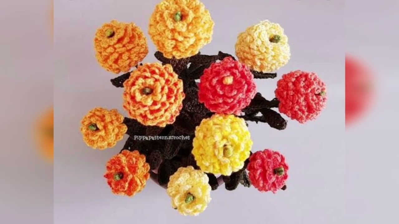 Crochet flower |Crochet flower design|কুশিকাটার ফুল|কুশিকাটার ফুলের ডিজাইন