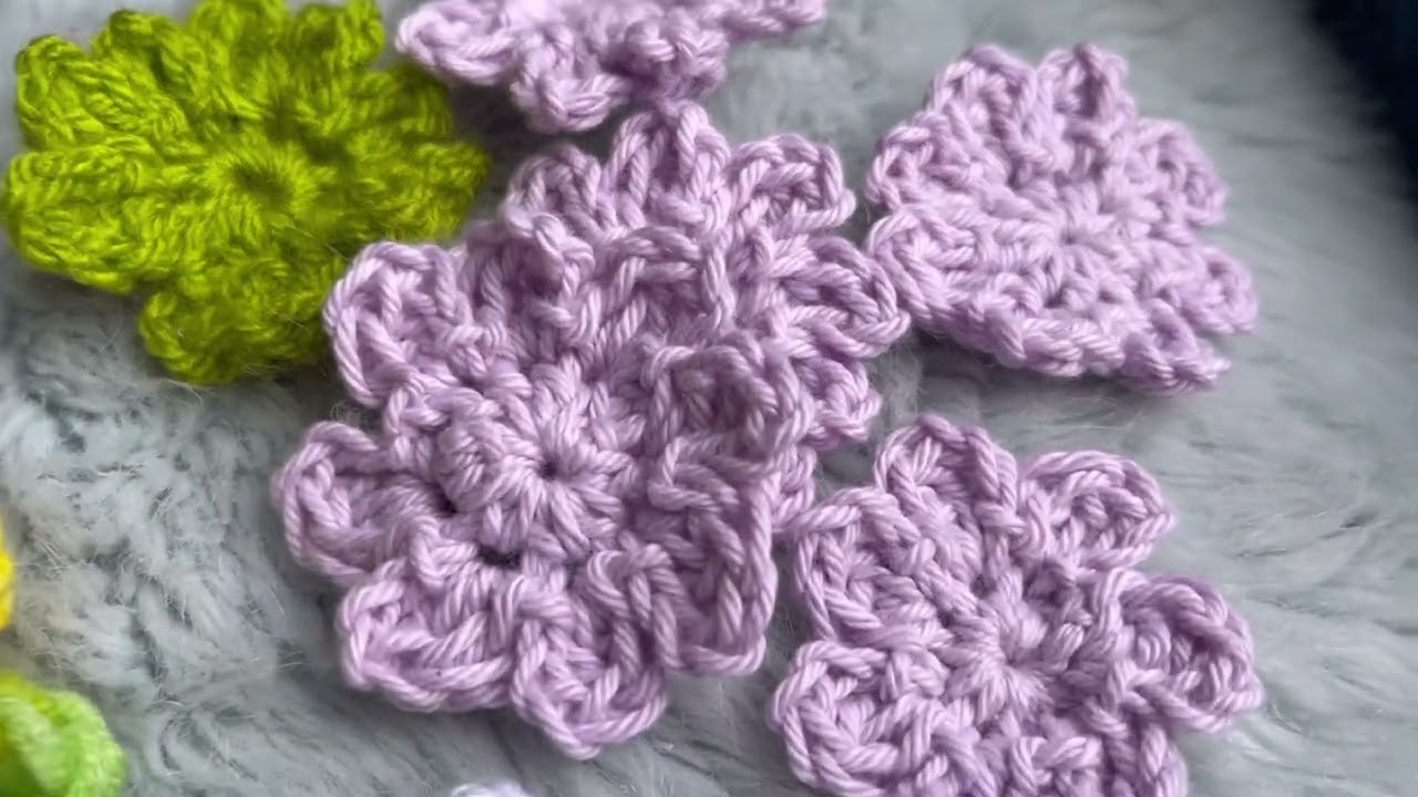 Flowers Crochet-Jo Orchard vlog❤️