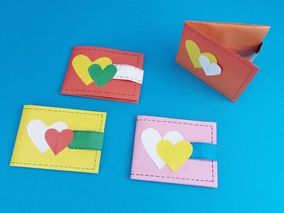 Portefeuille en papier simple || Origami porte monnaie || Idées diy