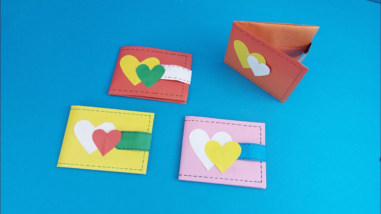 Portefeuille en papier simple || Origami porte monnaie || Idées diy