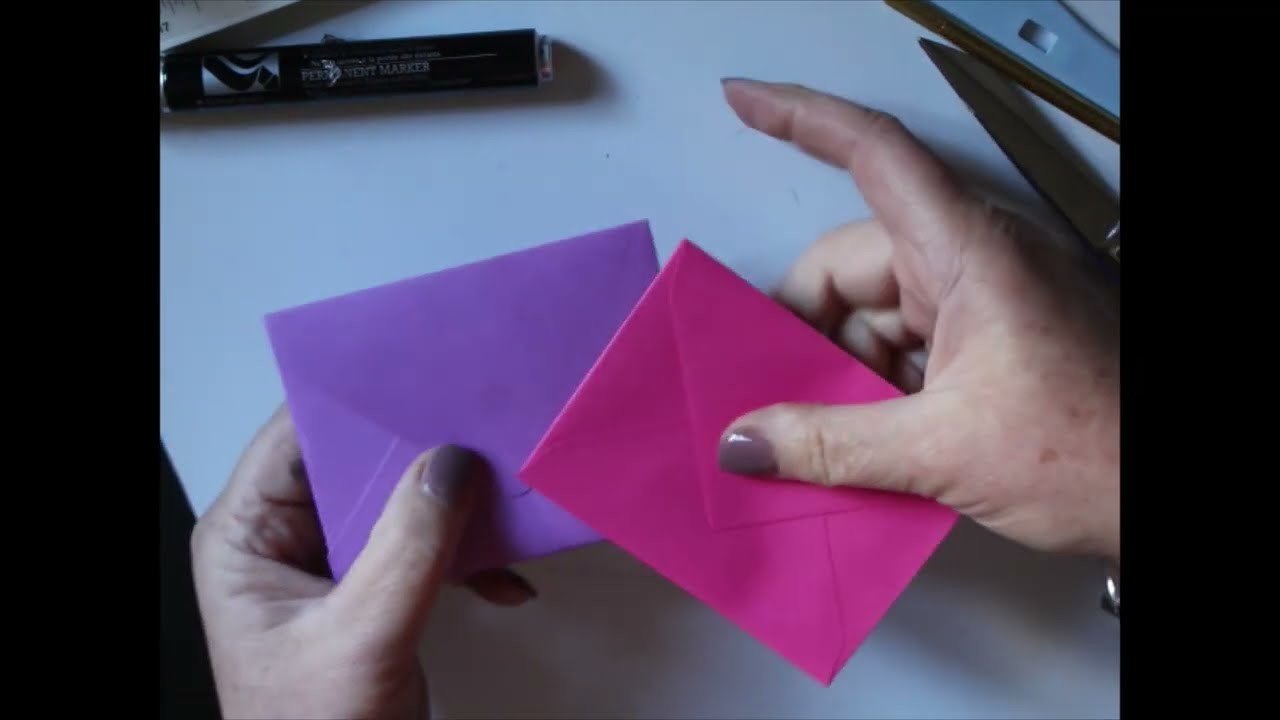 Savoir faire une enveloppe ???? avec ou sans matériel #scrapbooking #tutoscrapbooking